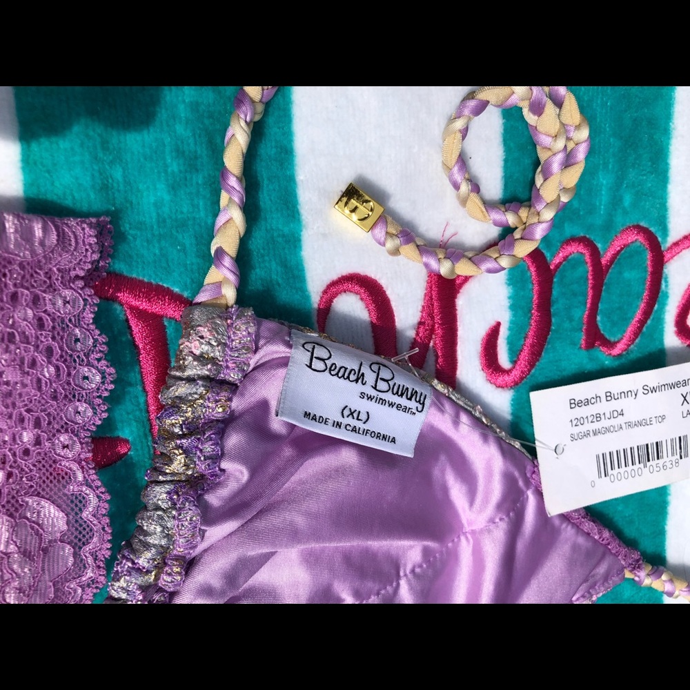 NWT Beach bunny Sugar Magnolias lavender XL set - Picture 12 of 16
